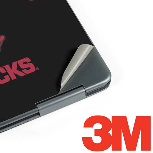 University of Arkansas-Fayetteville Razorbacks Black Notebook 9 Pro 13in (2017) Skin